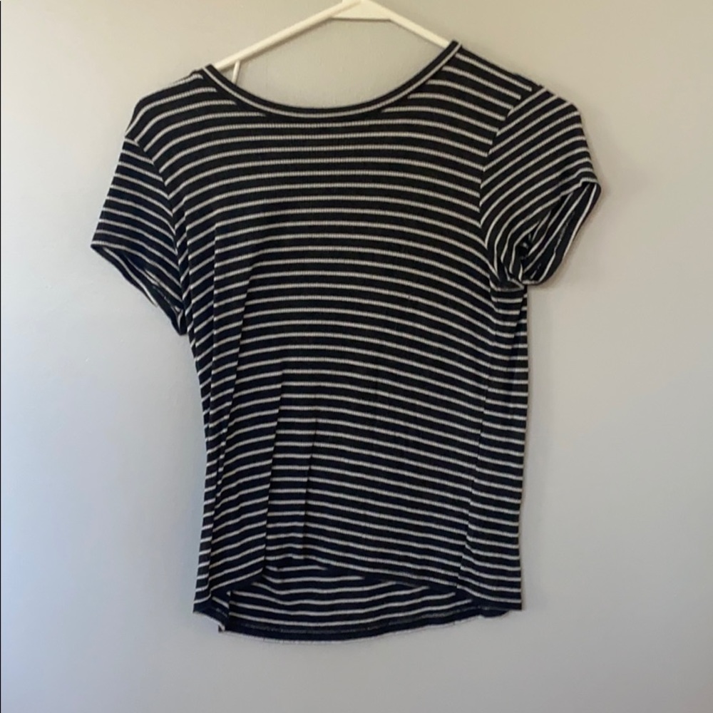Soft & Sexy American Eagle Black and White Tee